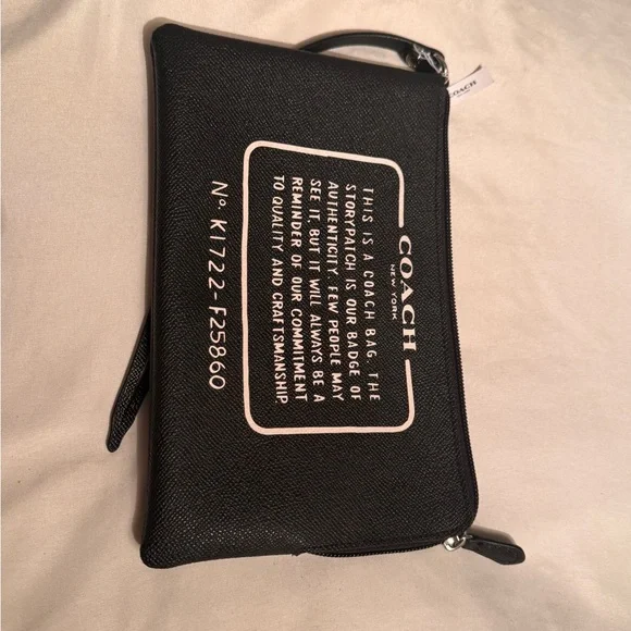 NWT Coach Black Toiletry Bag - Picture 2 of 10